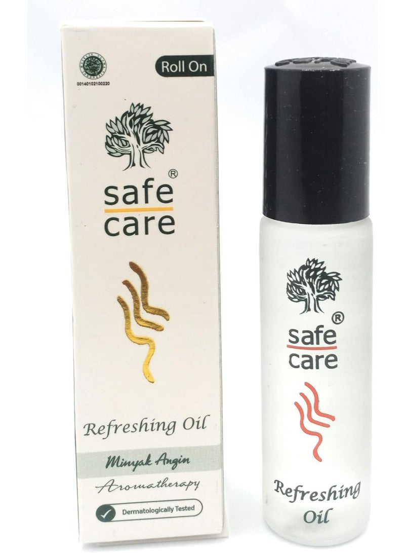 آمنة ورعاية Safe&Care زيت عطري منعش رول أون 10 مل عبوة 12 حبة بتركيبة عشبية تمنح إحساساً بالانتعاش والبرودة - Image 5