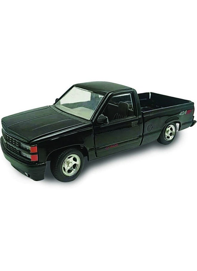 Motor Max Motormax 1992 Chevy 454SS Pickup Truck 1/24 Scale Diecast Model Car Black 