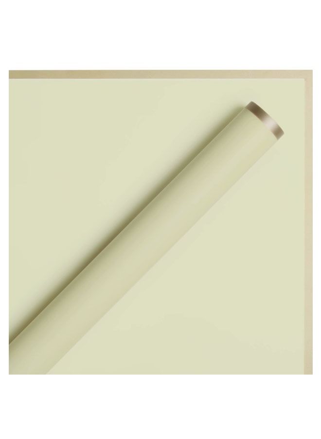 ZCM-HAPPY 40 Pieces Premium Gift and Bouquet Wrapping Paper Gold Edge Translucent Matte 58x58cm - Image 1