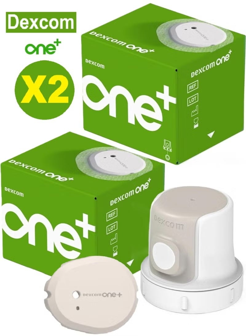 ديكسكوم  2 Pack of Dexcom ONE+ Glucose Monitoring System Sensor Kit - Image 1