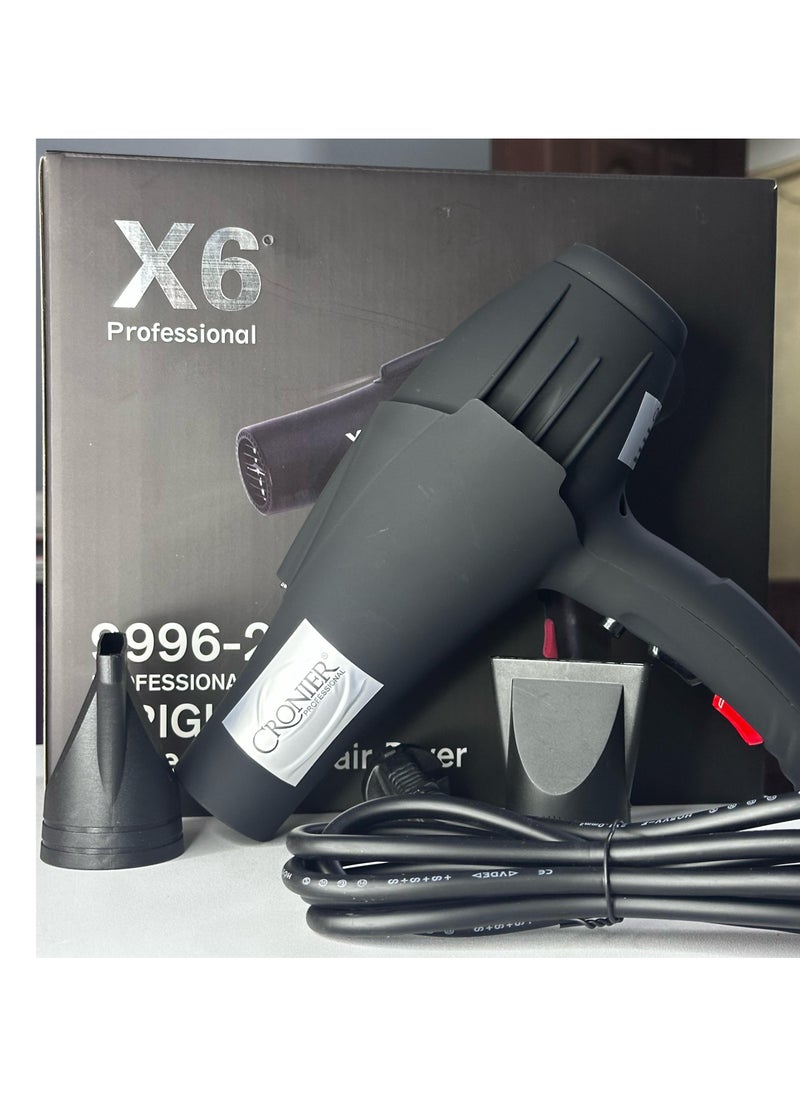 Cronier CRNOIER MS-X6 3-Speed ​​AC Motor Professional Hair Dryer  - Image 1