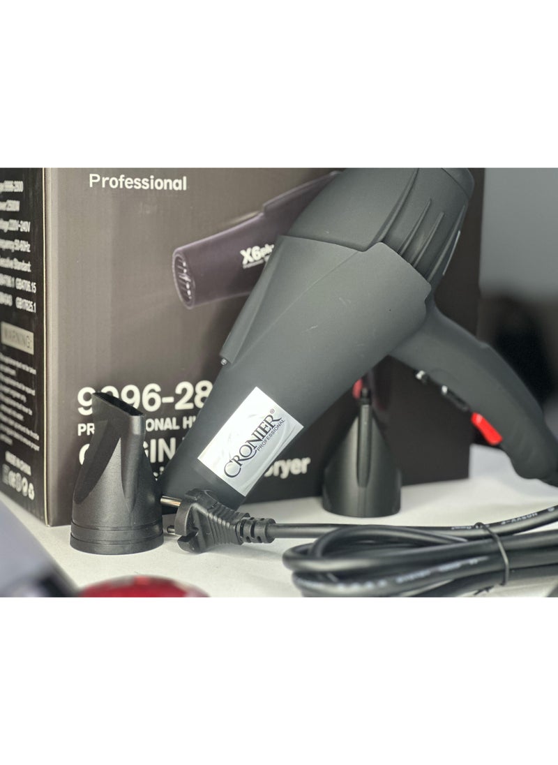 Cronier CRNOIER MS-X6 3-Speed ​​AC Motor Professional Hair Dryer  - Image 2
