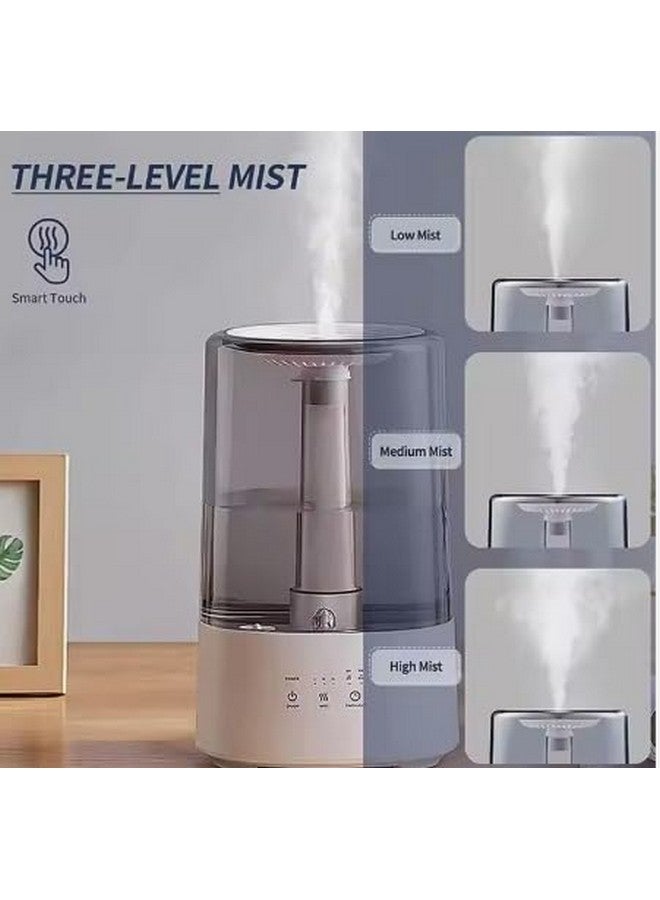 Ssanvi Ssanvi 3.2L Air Humidifier for Room moisture Ultrasonic Fragnance Humidifiers Cool Mist for Dryness Aromapathey Essential Oil Diffusers for Home,Office,Spa,Nursery & Baby with 7 Lights (Grey)  - Image 4