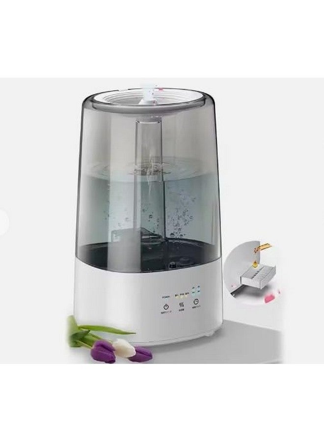 Ssanvi Ssanvi 3.2L Air Humidifier for Room moisture Ultrasonic Fragnance Humidifiers Cool Mist for Dryness Aromapathey Essential Oil Diffusers for Home,Office,Spa,Nursery & Baby with 7 Lights (Grey)  - Image 2