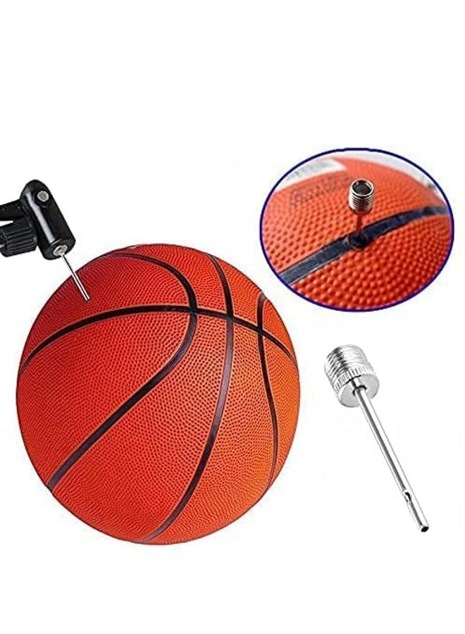 LUCKYMORDEN Unisex Size-3 Mini Basketball for Kids Aged 2 to 12 Years - Soft and Bouncy Ball with Inflatable Pin for Indoor and Outdoor Play - Image 3