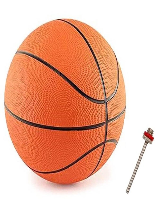 LUCKYMORDEN Unisex Size-3 Mini Basketball for Kids Aged 2 to 12 Years - Soft and Bouncy Ball with Inflatable Pin for Indoor and Outdoor Play - Image 2