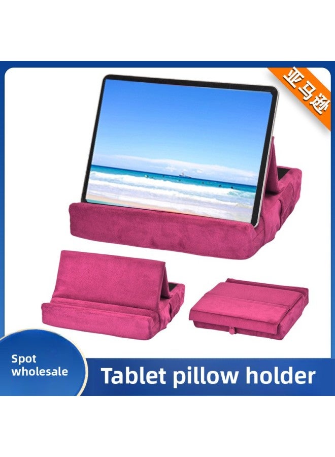 Tablet Reading Pillow Pillow Pad Notebook Triangle Support Stand Mobile Phone Reading Stand-Color:blue Blue-Applicable Dimensions:Product Size: 28*28*6cm - Image 2