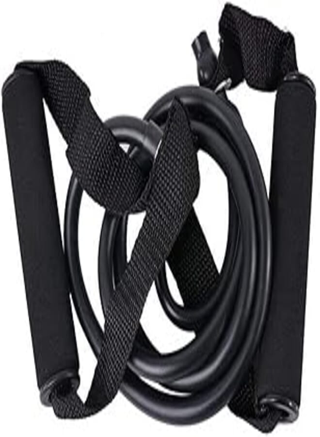 Fitness Resistance Band for Yoga Pilates Workout (Black)