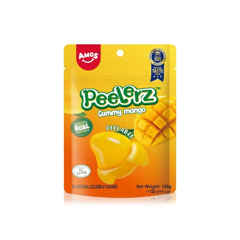 Amos Peelerz Gummy Mango Flavored Candy- 120gms
