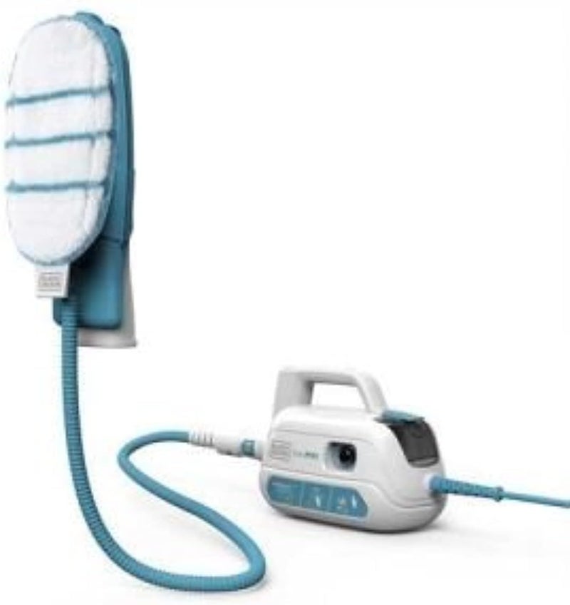 جهاز تنظيف بالبخار محمول من Black+Decker SteaMitt، متعدد الألوان - FSH10SM-B5، ضمان لمدة سنتين