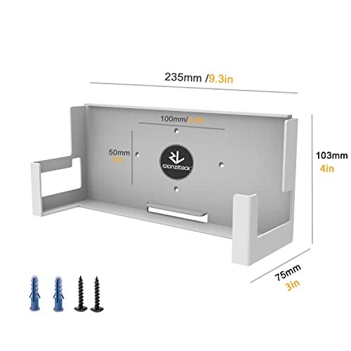 Monzlteck Wall Mount for Xbox One S，All Metal Vertical Hanging On Wall with Power Botton Left/Right,Wall Shelf Bracket for Xbox 1S - Image 2