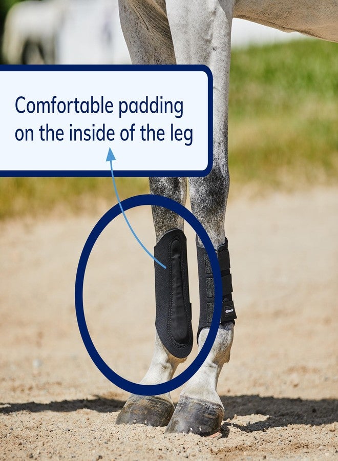 SmartEquine Neoprene Splint Boots for Horses | Premium Leg Protection and Support Boot for Equine Comfort | Durable, Flexible Horse Support Boots for Enhanced Performance and Safety (Large (L)) - Image 3