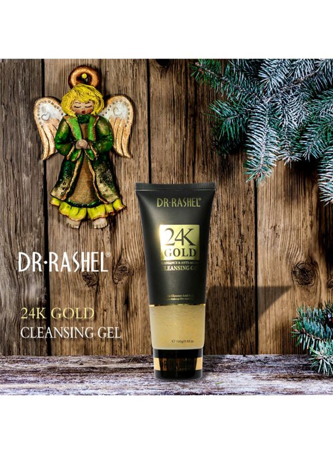 DR. RASHEL 24K Radiance & Anti-Aging Cleansing Gel Gold 100grams - Image 5