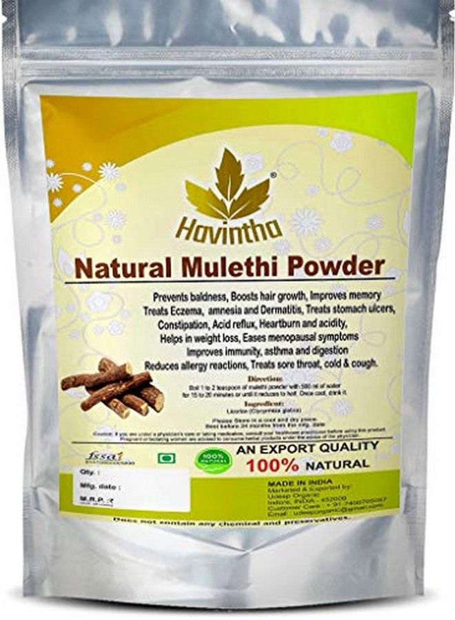 Mulethi (Licorice) Powder For Cough Cold Skin Whitening Hair 227 Grams