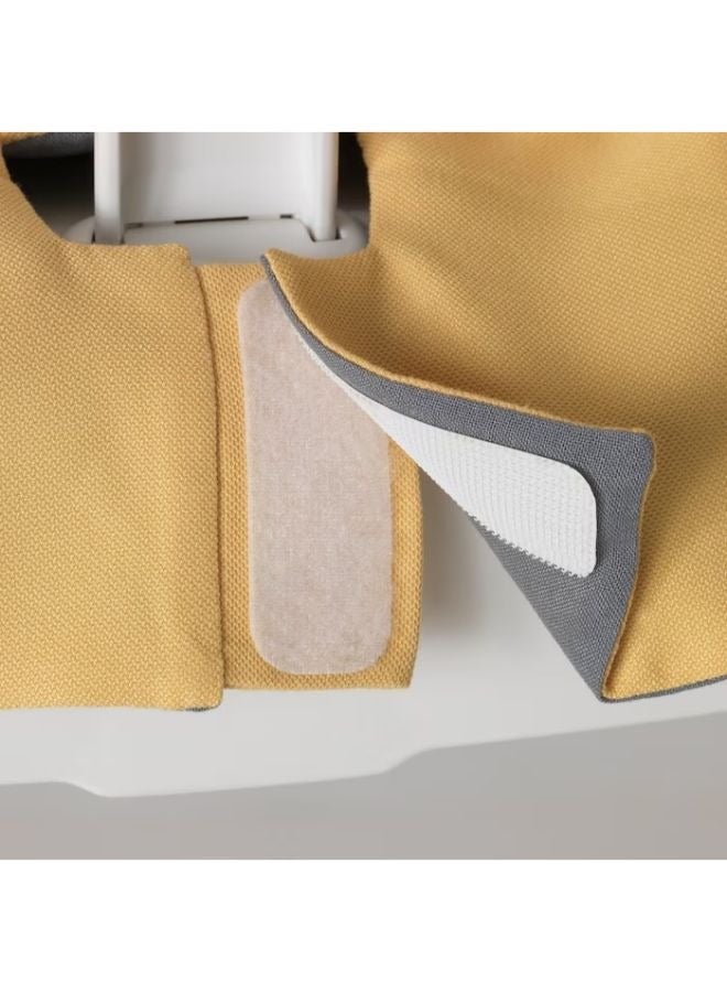 لانغر غطاء مقعد لكرسي مرتفع أصفر - Image 4