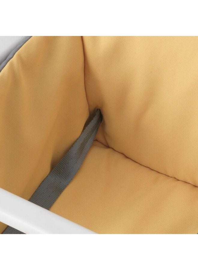 لانغر غطاء مقعد لكرسي مرتفع أصفر - Image 3