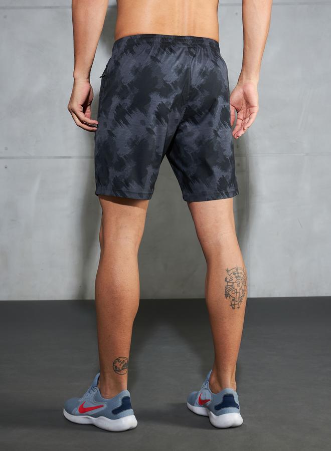 تكنوسبورت شورت تكنوسبورت بطبعة تاي داي مطاطي ثنائي الاتجاه - Image 4