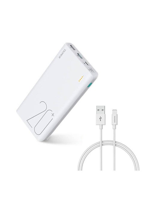 ROMOSS Sense 6+ Power Bank With PD3.0 Two-way Fast Charging External Battery Portable Charge 20000mAh