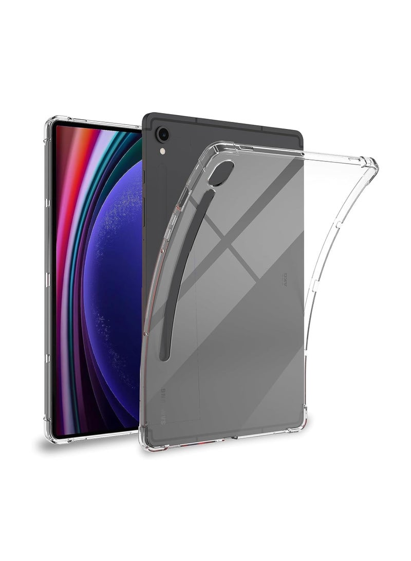 Samsung Galaxy Tab S7 11 Inch 2020 Transparent Case, Shockproof Flexible Air Cushion TPU Gel Rubber Back Cover Skin for Galaxy Tab S7 11 Inch SM-T870 T875 Tablet - Crystal Clear - Image 2