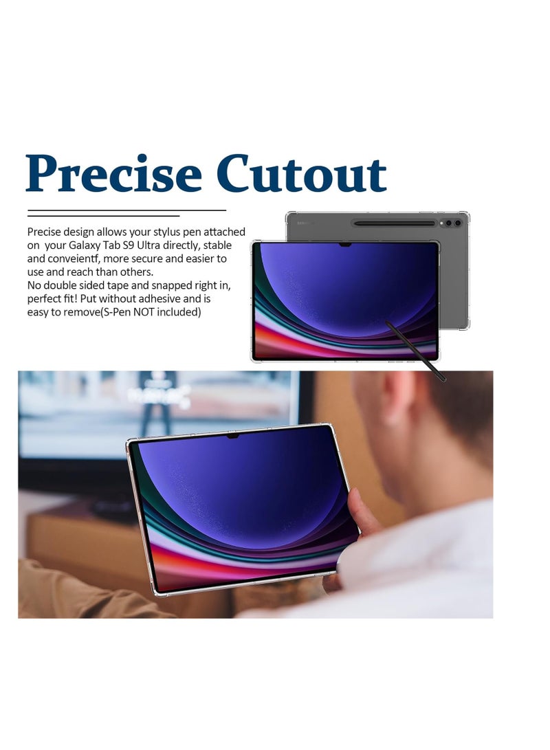 Samsung Galaxy Tab S7 11 Inch 2020 Transparent Case, Shockproof Flexible Air Cushion TPU Gel Rubber Back Cover Skin for Galaxy Tab S7 11 Inch SM-T870 T875 Tablet - Crystal Clear - Image 4