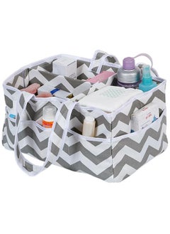 Y&D Baby Diaper Caddy - Nursery Storage Bin and Car Organizer for Diapers Wipes  - Image 1