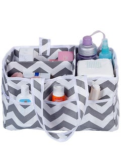 Y&D Baby Diaper Caddy - Nursery Storage Bin and Car Organizer for Diapers Wipes  - Image 2