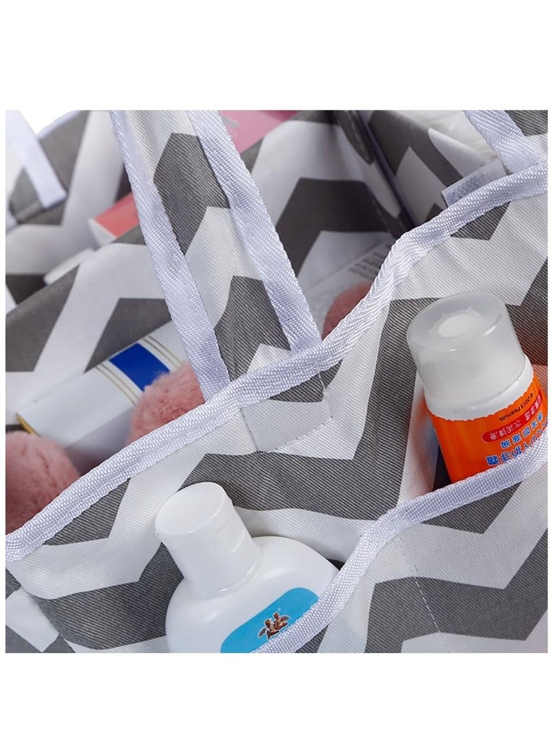 Y&D Baby Diaper Caddy - Nursery Storage Bin and Car Organizer for Diapers Wipes  - Image 4