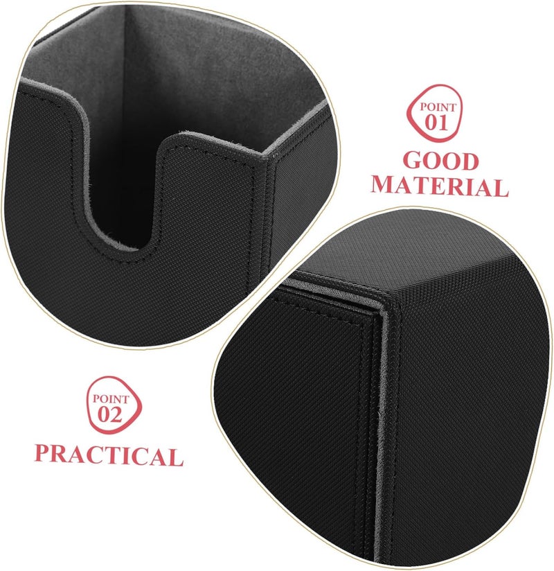 Playing Card Organizer Box Durable Pu Storage Case for Game Cards Scratch-Resistant Design for Collectors and Gamers - Image 3