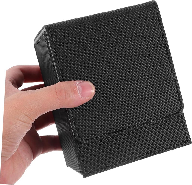 Playing Card Organizer Box Durable Pu Storage Case for Game Cards Scratch-Resistant Design for Collectors and Gamers - Image 2