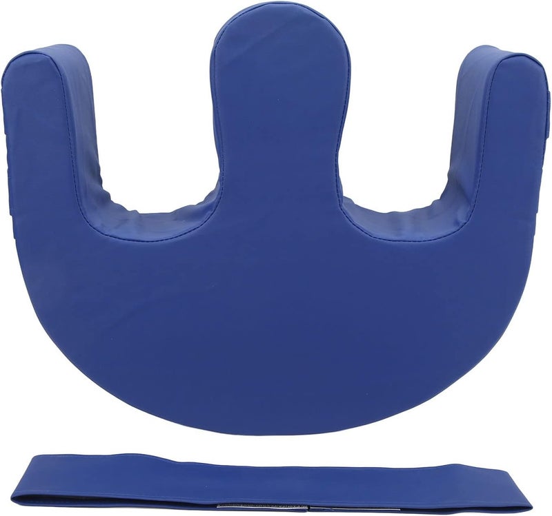 Asixxsix Patient Turning Device, Anti Decubitus Paralyzed Patient Turning Pillow U Shaped Multifunctional PU Leather Bedridden Elderly Turnover Device Bed Rest Nursing Tool (Blue) - Image 1