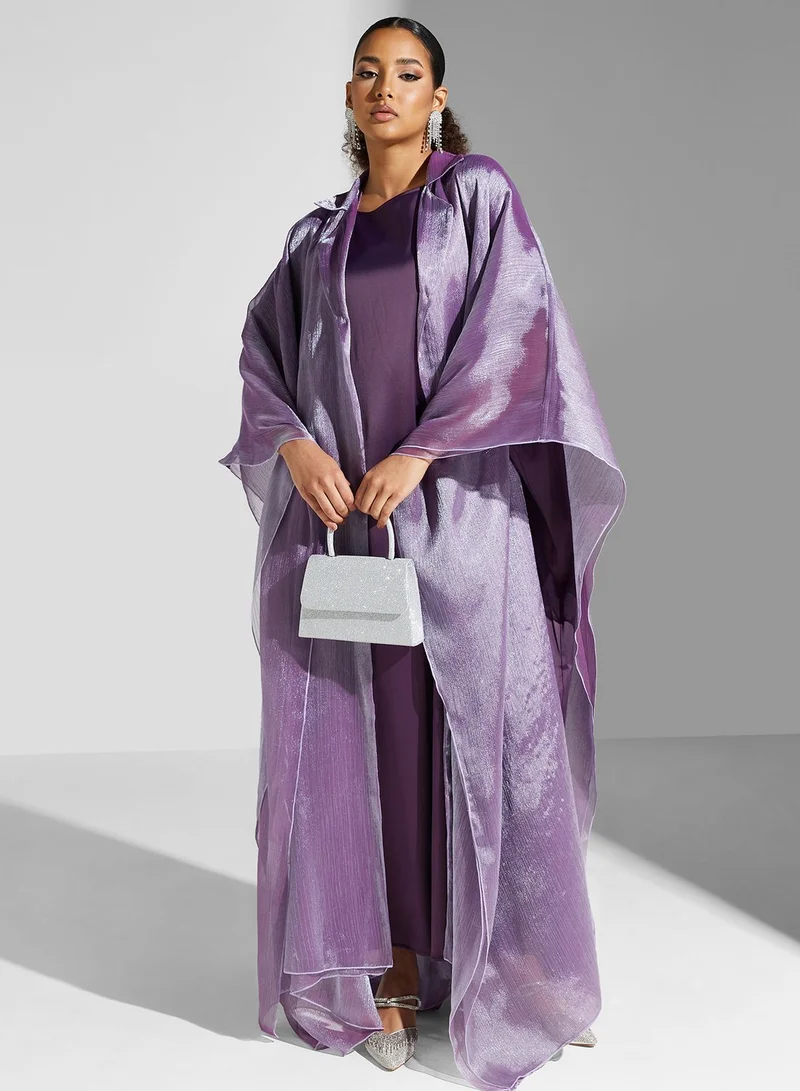 CHASE Cape Sleeve Mesh Kaftan
