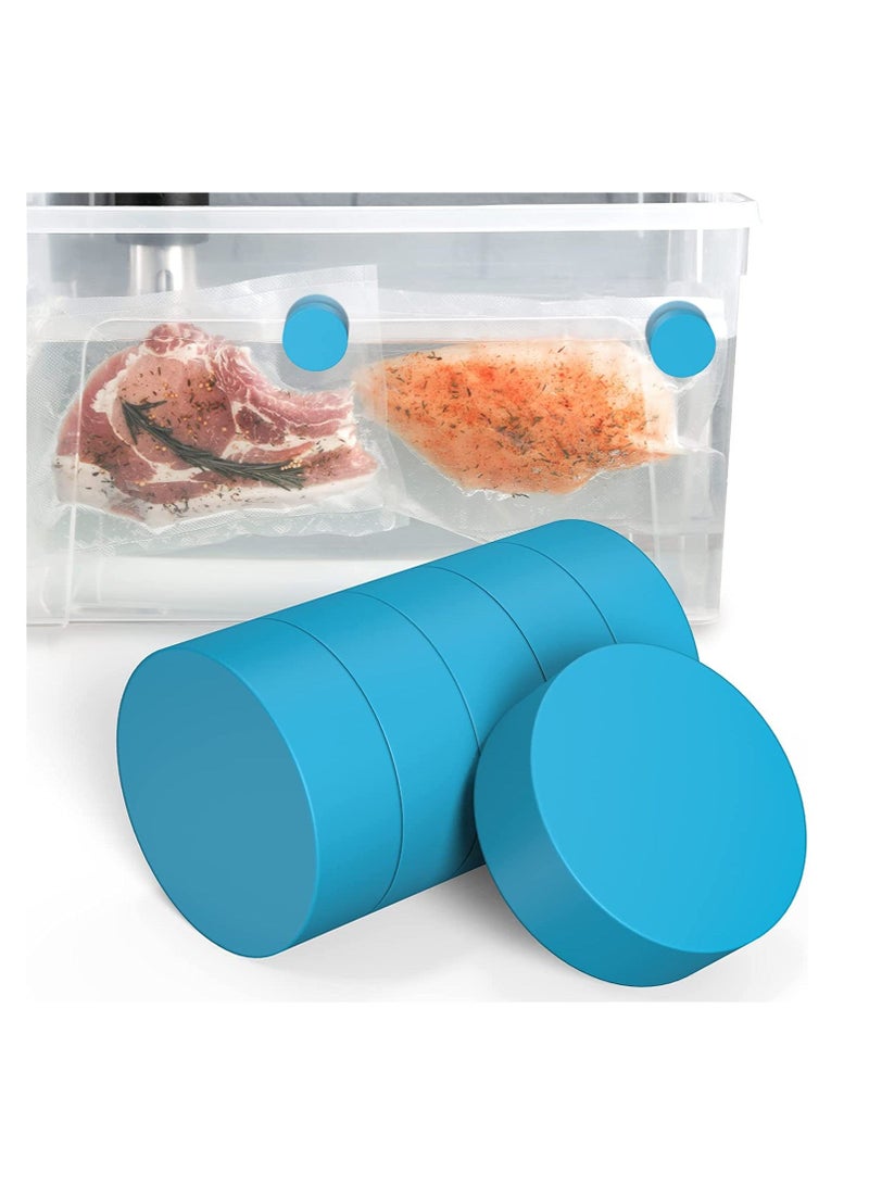 Sous Vide Magnets Magnet Clips Weights Accessories Works on Sous Vide Machines to Keep Food Submerged and Fix Food Grade Silicone Coated replace with Sous Vide Weights Balls Clips and Racks 6 Pack - Image 1