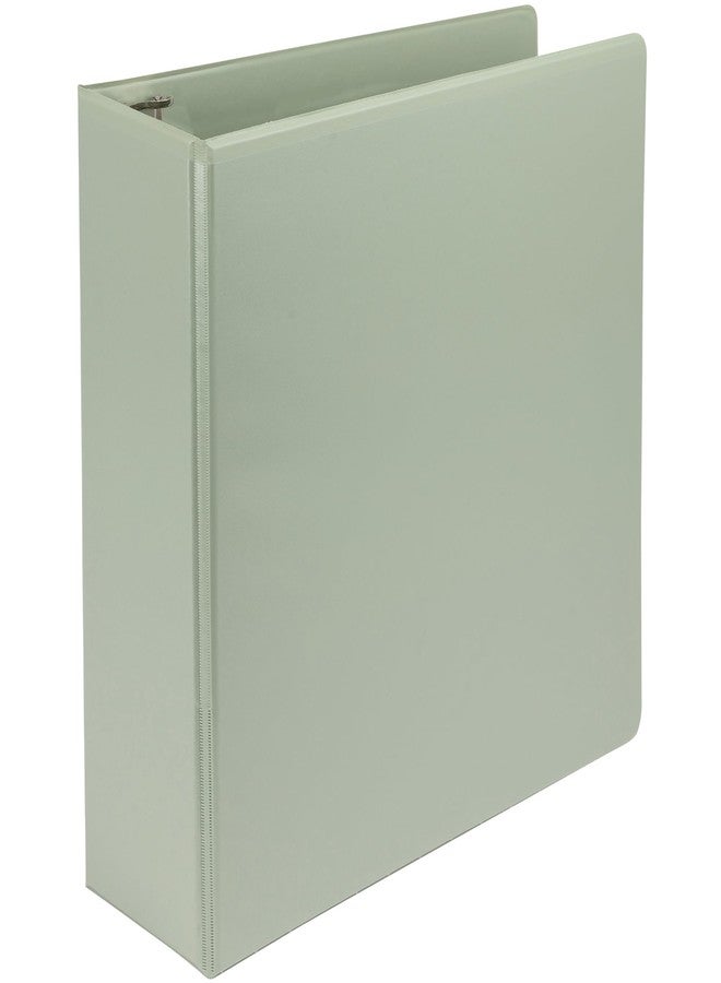 Samsill Plant-Based 3 Inch Durable D-Ring, View Binder, Eco-Friendly, USDA Certified Biobased, Single, Dusty Green - Image 1