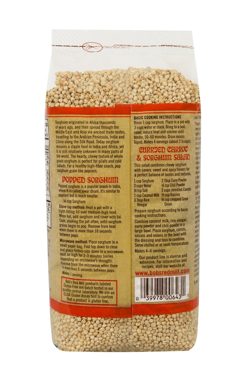 Bob's Red Mill 2531C244 Whole Grain Sorghum 24 Ounce - Image 2