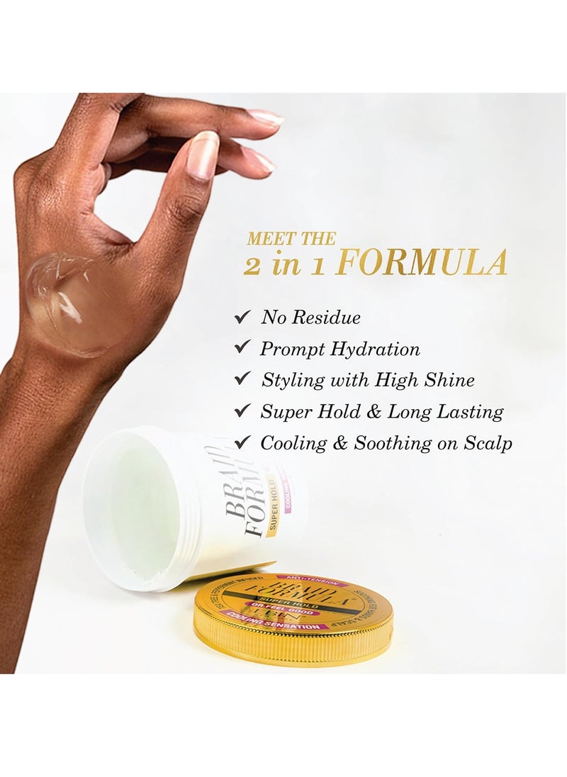 EBIN NEW YORK EBIN NEW YORK Braid Formula Dr. Feel Good Super Hold 11oz | Menthol Infused for Cooling Sensation | Smoothing, High Shine, Long-Lasting Hold | Perfect for Braids, Locs & Twists | No Residue  - Image 3