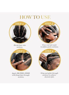 EBIN NEW YORK EBIN NEW YORK Braid Formula Dr. Feel Good Super Hold 11oz | Menthol Infused for Cooling Sensation | Smoothing, High Shine, Long-Lasting Hold | Perfect for Braids, Locs & Twists | No Residue  - Image 4