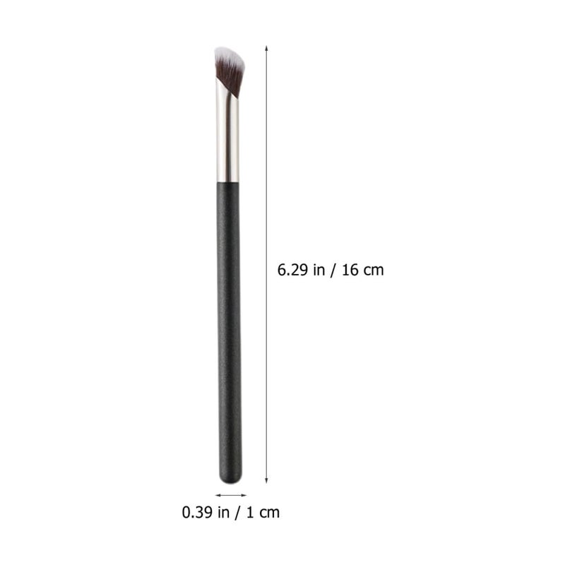 IMIKEYA Angled Concealer Brush under Eye and Face with Rounded Tip, Synthetic Makeup Brush for Dark Circles and Blemish Coverage, Professional Cosmetics Tool for Women - Image 2