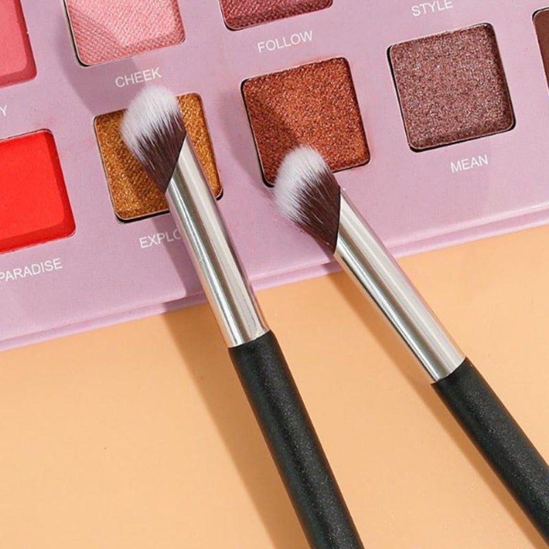 IMIKEYA Angled Concealer Brush under Eye and Face with Rounded Tip, Synthetic Makeup Brush for Dark Circles and Blemish Coverage, Professional Cosmetics Tool for Women - Image 5