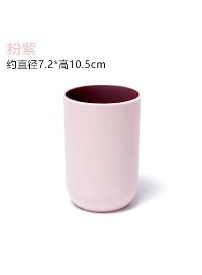 Cup Household Toothbrush Cup Wash Cup Mouthwash Cup Two-color Student Toothbrush Cup Plastic Couple Toothbrush Cup Children's Cup