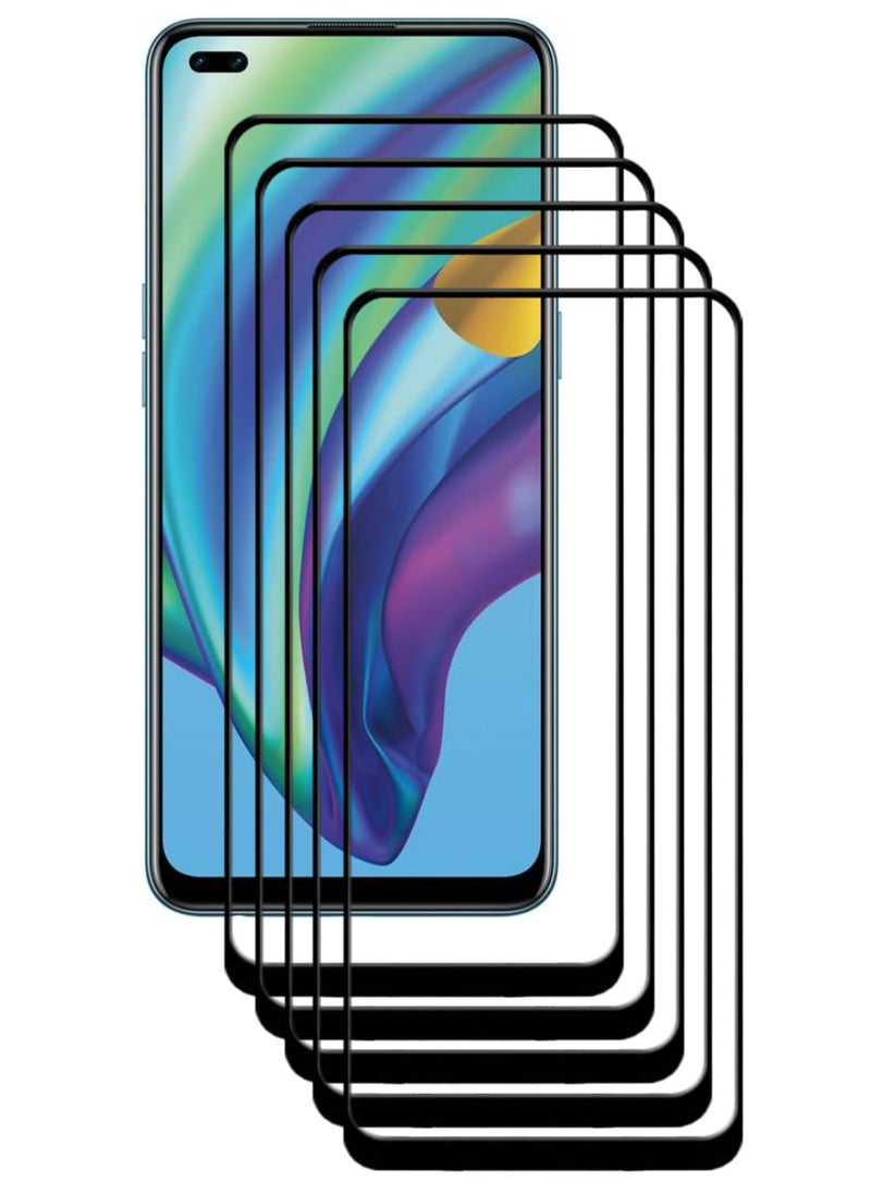 ACLIX 5 Pieces Antistatic ESD Dustproof Premium Quality High Definition Tempered Glass Screen Protector Designed For Oppo A93 - Image 1