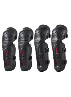 4-Piece Adjustable Protector Knee Pads And Elbow Pads Set