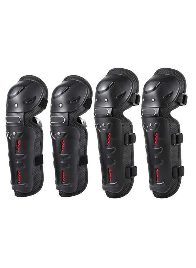 Generic - 4-Piece Adjustable Protector Knee Pads And Elbow Pads Set - Image 1