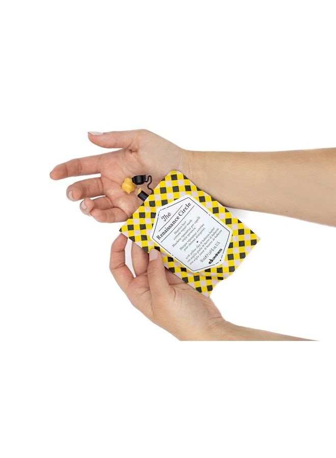 Davines The Renaissance Circle, Restoring And Repairing Mask For Dry And Damaged Hair, Add Shine, Nourishment And Softness, 1.69 fl. oz. - Image 4