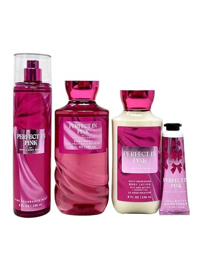 Bath & Body Works Perfect In Pink Gift Bag Set - Image 1