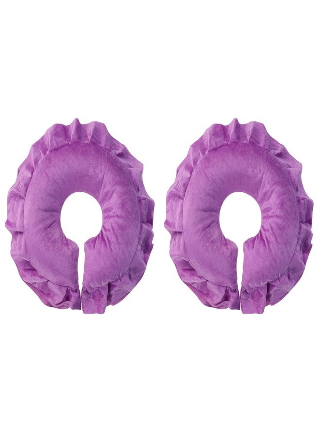 Amosfun Face Massage Pillow for Spa and Beauty Salon 2-Pack Soft Cotton Travel Cushion 11.81X11.02X3.93In Support Pillow for Face Down Massage and Relaxation - Image 1