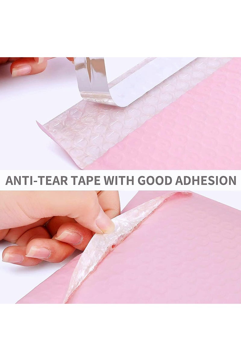 CMGTYYD 50pcs Self-Seal Bubble Mailers Out Bags, Cushioning Wrap Pouch for Packaging,Mailing and Shipping (11X15CM, Pink)  - Image 4