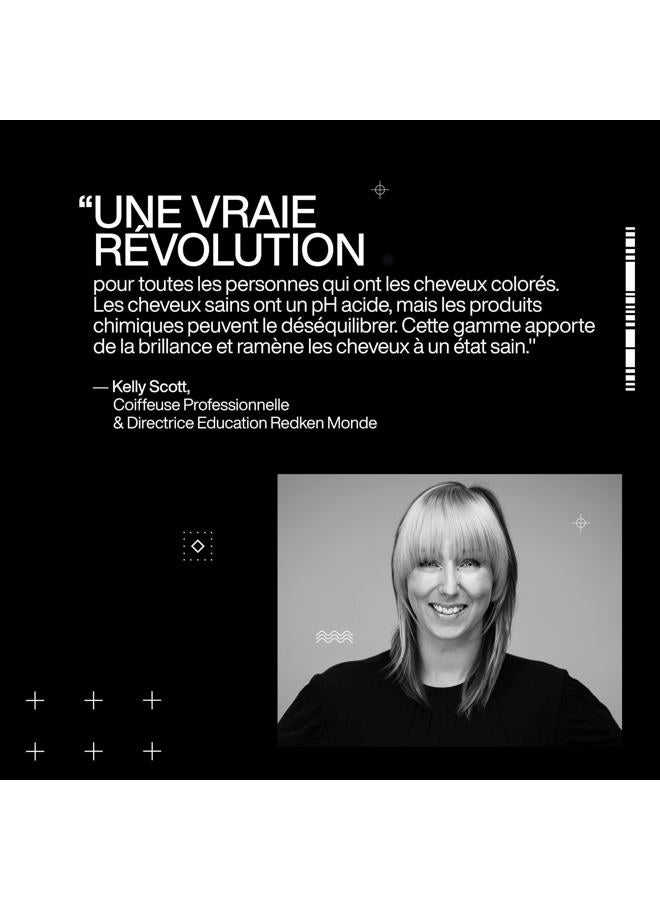 REDKEN بلسم ريدكن الحمضي لتلوين الشعر، حماية اللون، لمعان زجاجي، للشعر المعالج بالألوان، 300 مل - Image 4