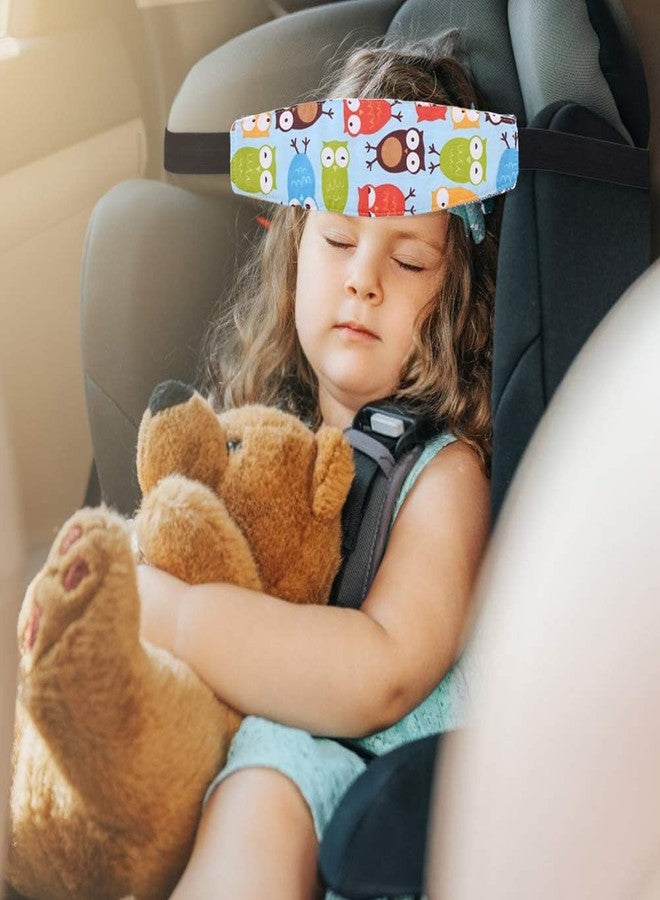 Synlark® Head Band Strap Headrest for Sleeping Traveling - Adjustable, Comfortable, and Safe Head Support for Toddlers and Kids in Car Seats, Strollers, and High Chairs (Blue) - Image 3
