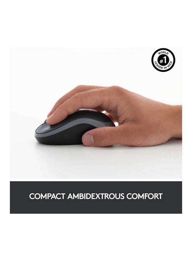 Logitech MK270 Wireless Combo Keyboard and Mouse, English Arabic Layout, Long Battery Life, 1000 DPI Resolution, Multimedia Keys, Compact Design Black - Image 3