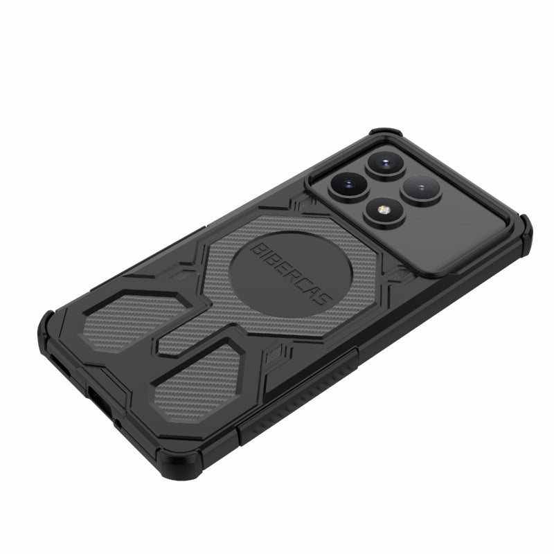 BIBERCAS For Redmi K70 Real Color Series Magsafe Shockproof Phone Case(Black) - Image 3